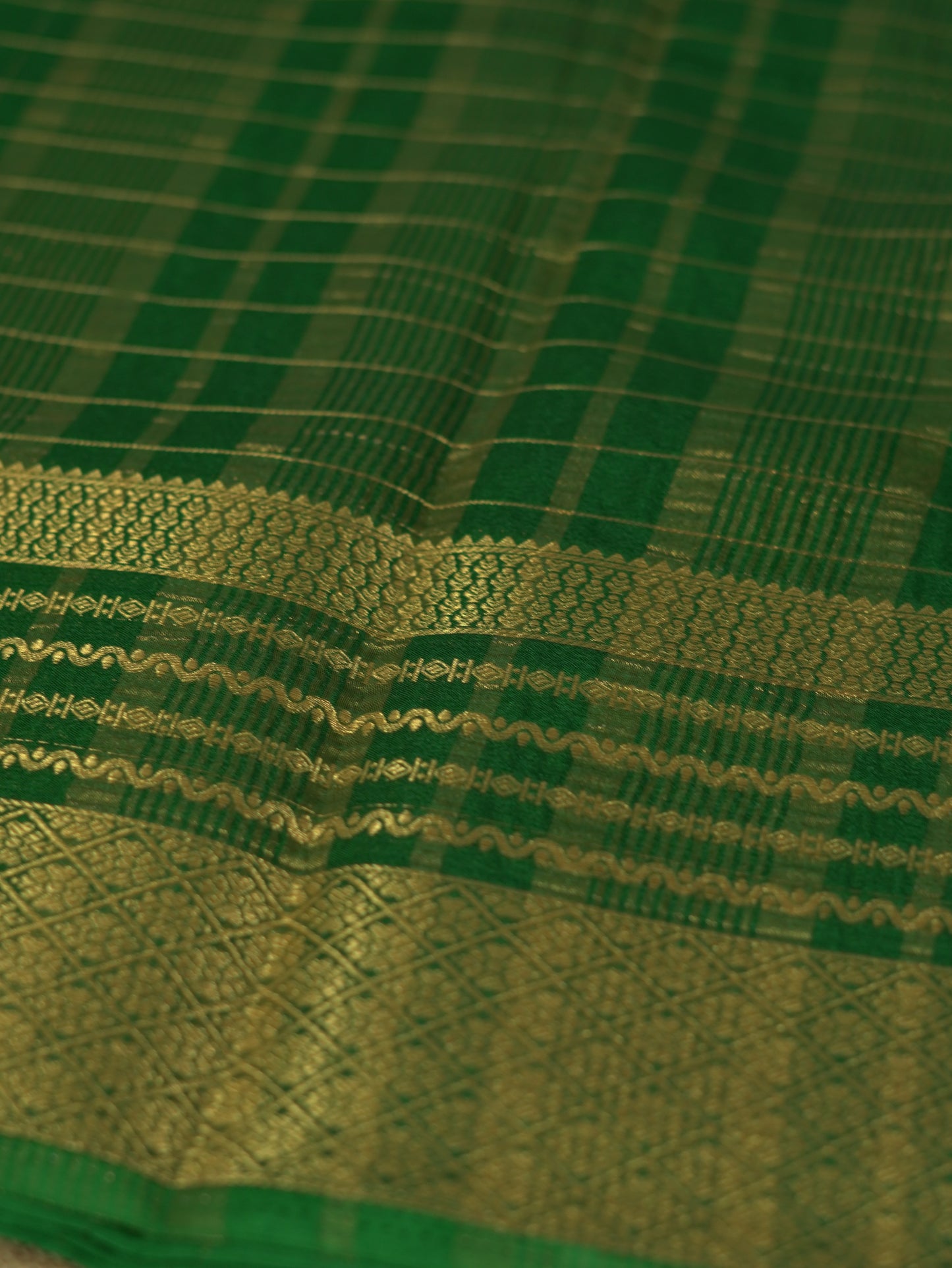 Green Viscose Georgette Saree