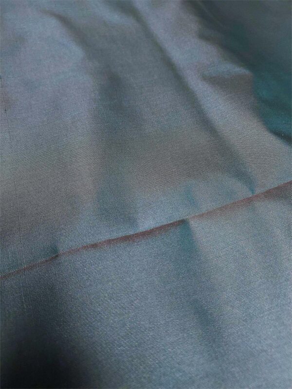Charcoal Grey Soft Silk Saree with Copper Zari
