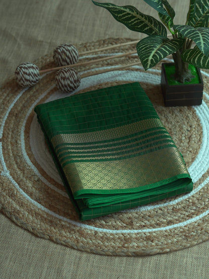 Green Viscose Georgette Saree