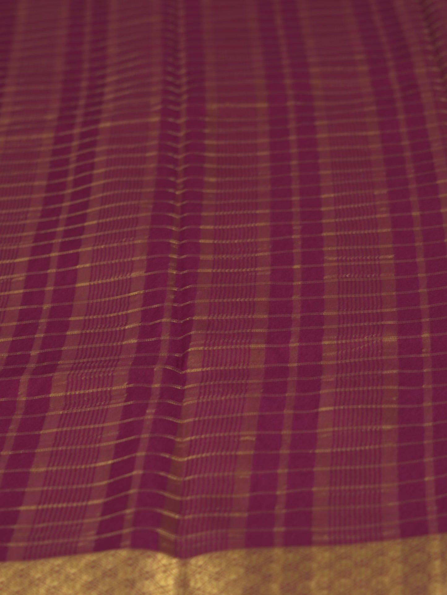 Purple Viscose Georgette Saree