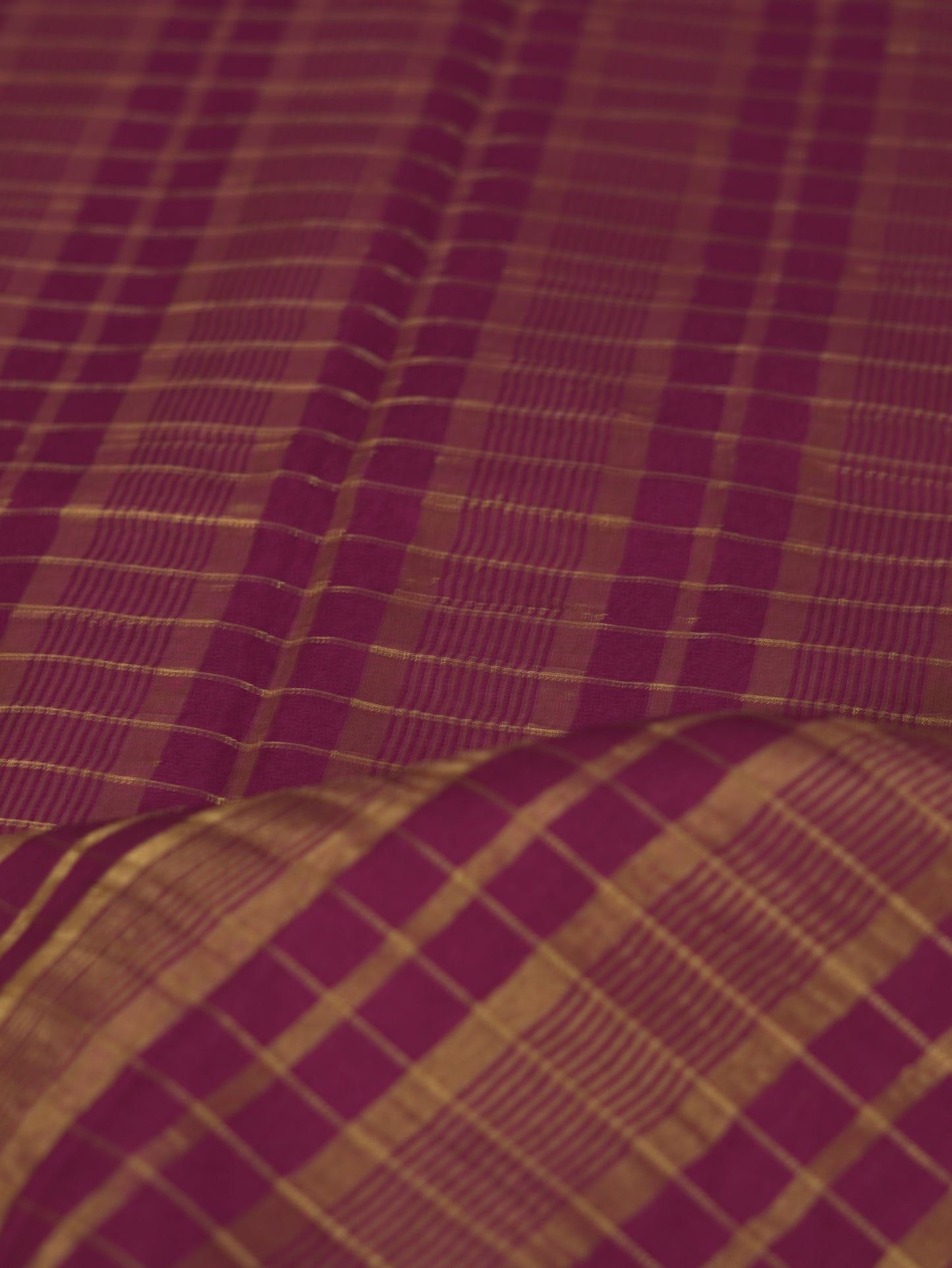 Purple Viscose Georgette Saree