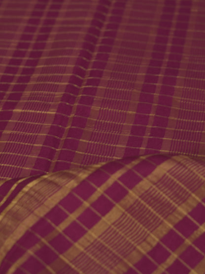 Purple Viscose Georgette Saree