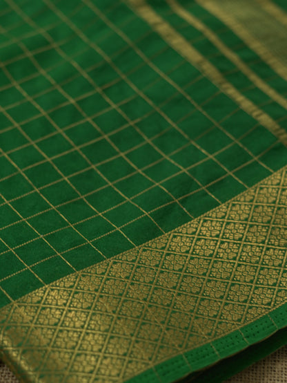 Green Viscose Georgette Saree