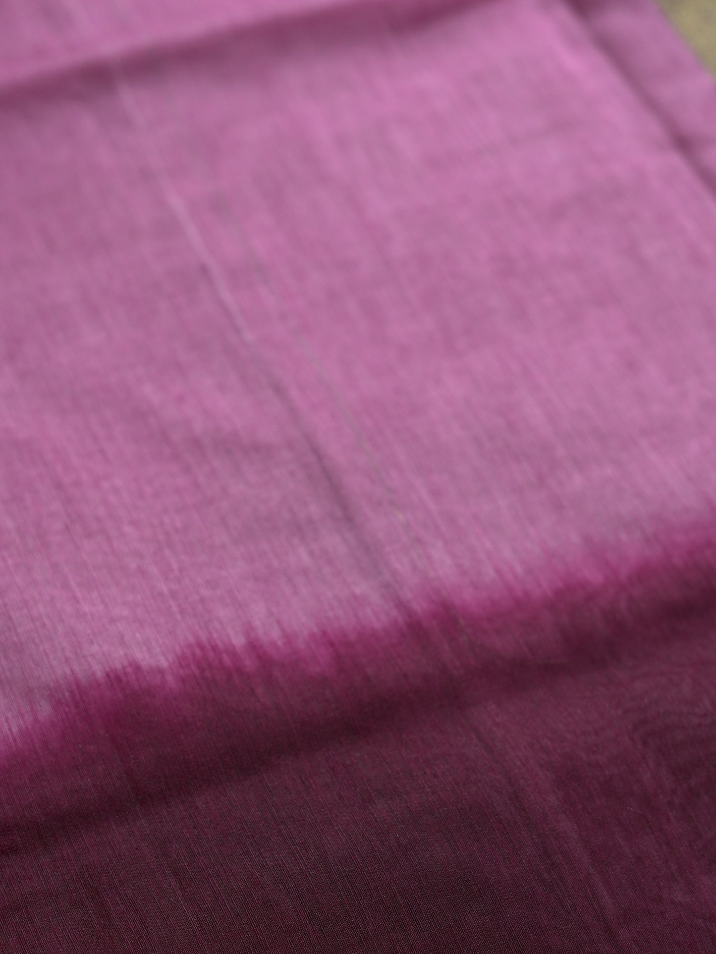 Wine & Light Purple Dual Shade Semi Jute Silk Saree