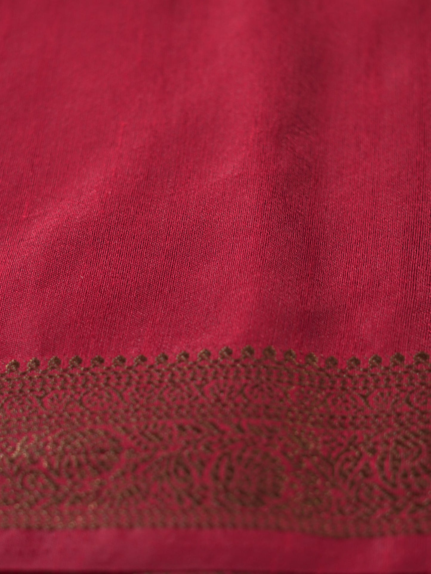 Black Semi Jute Silk Saree with Red Border