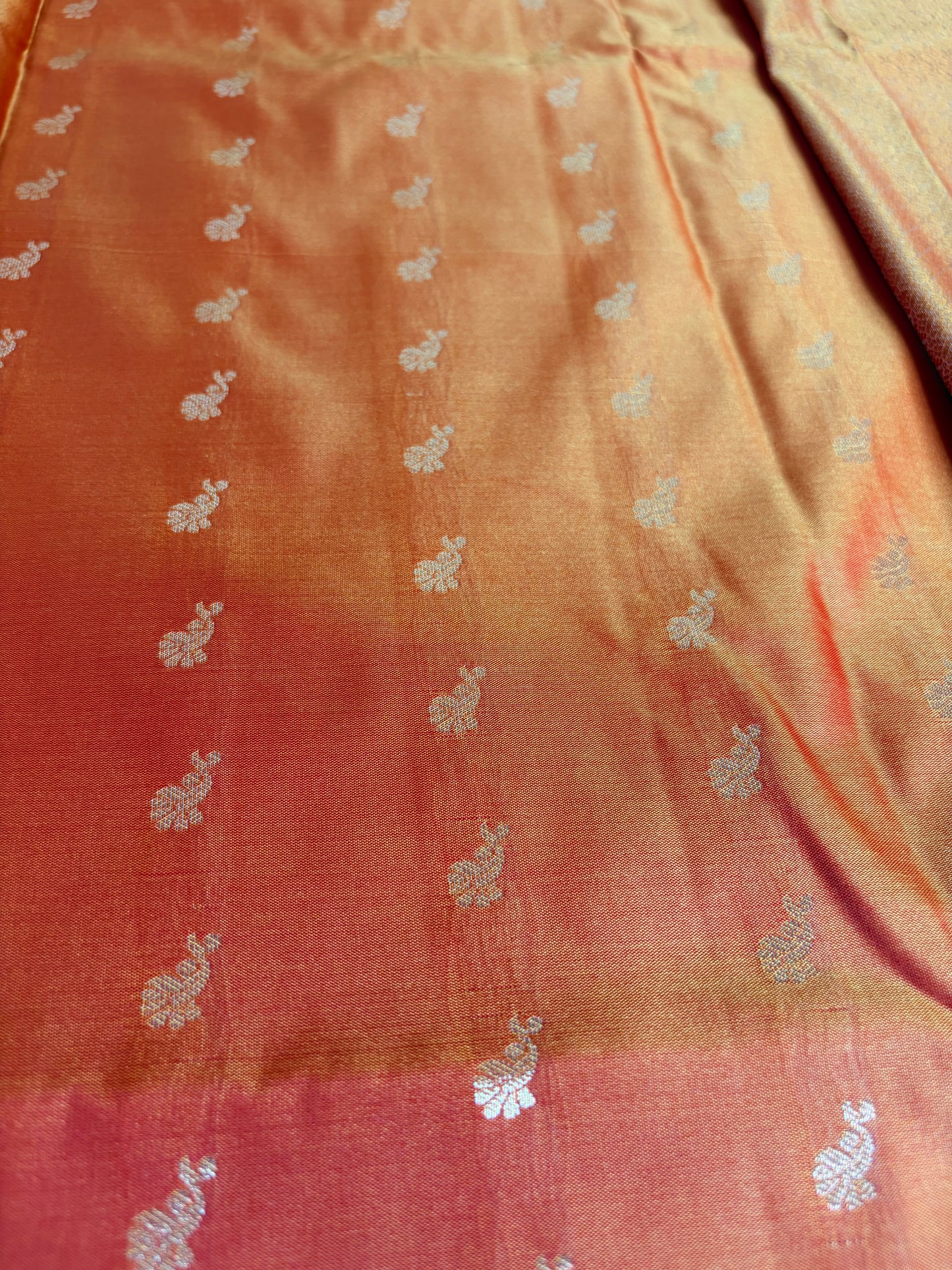 Mango Yellow Soft Silk Saree with Coffee Brown Border