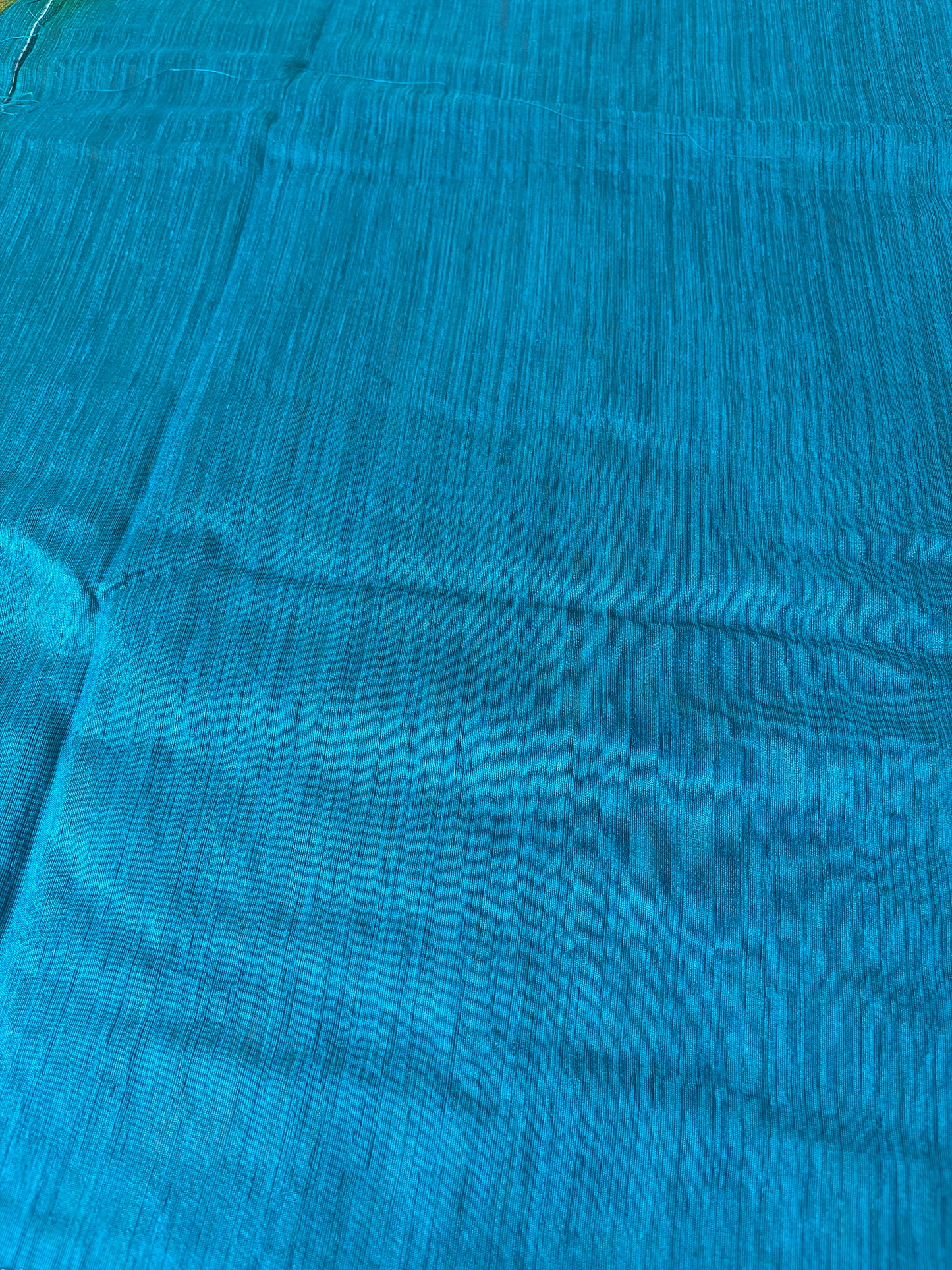 Yellow Semi Jute Silk Saree