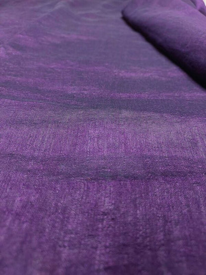 Midnight Violet color Ready to Wear Fancy Party Saree