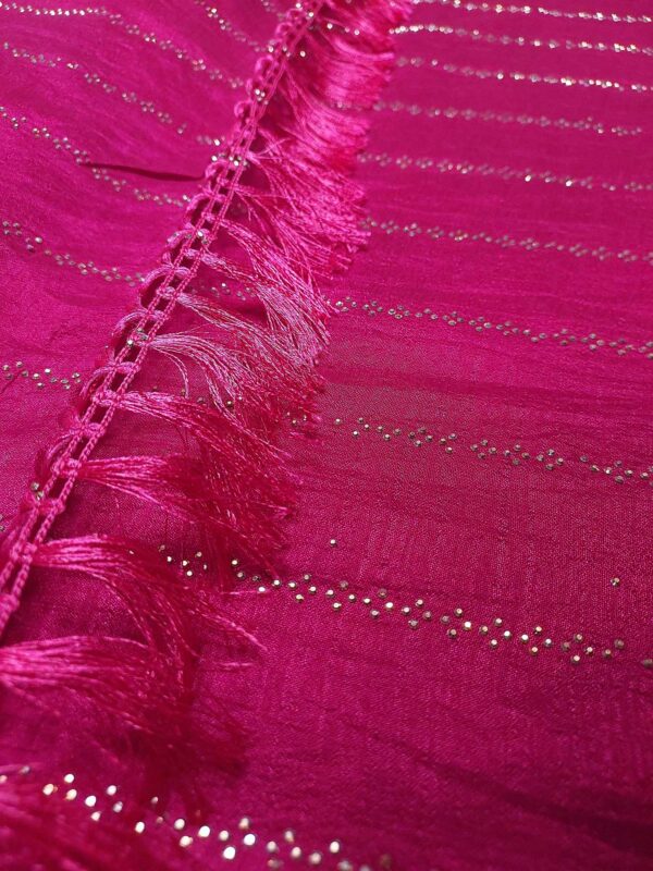 Plum Wine color Ready to Wear Fancy Party Saree