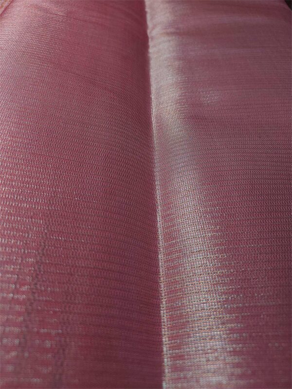 Rose Pink Premium Saree with Golden Zari