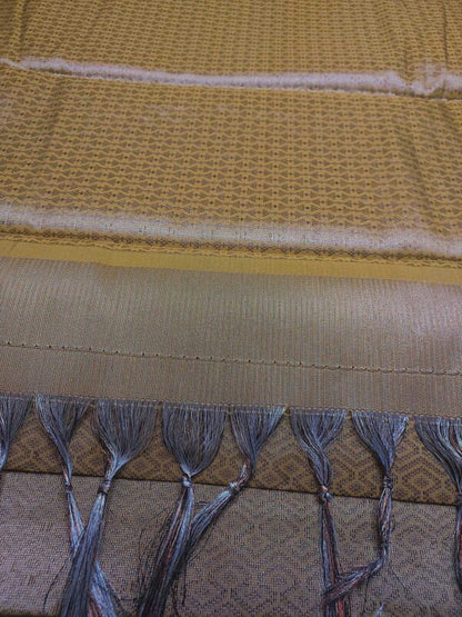Mustard Yellow Premium Saree with Golden Zari