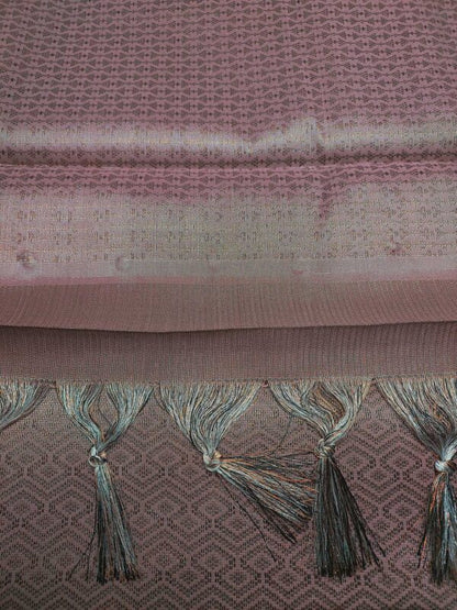 Light Pink Premium Saree with Golden Zari