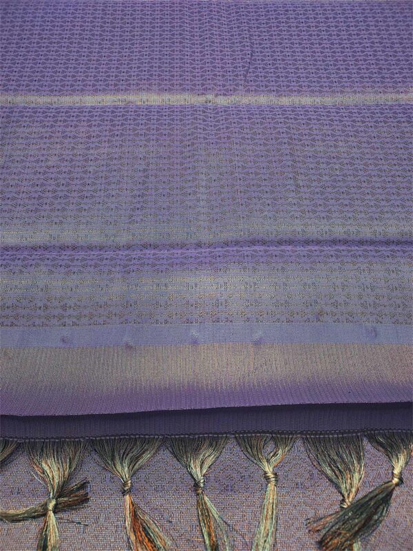 Lavender Premium Saree with Golden Zari