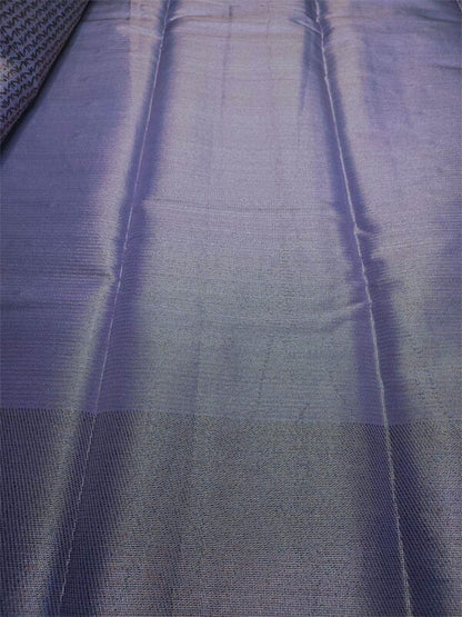 Lavender Premium Saree with Golden Zari