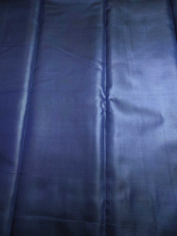 Royal Blue Saree with golden zari