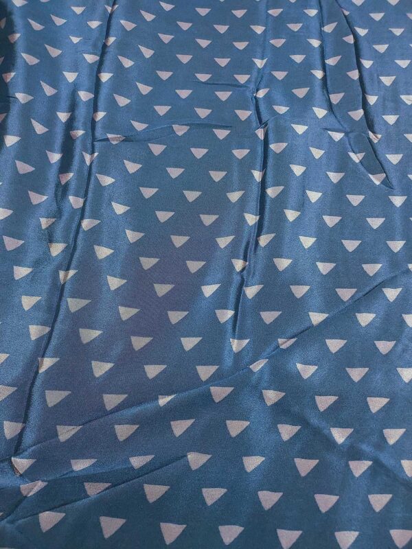 Blue soft chiffon saree with light blue border